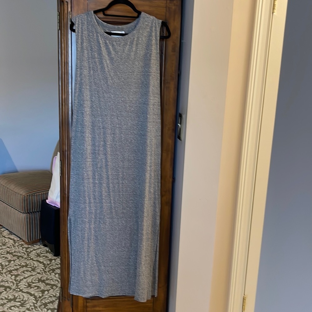 Current Elliot Grey Muscle Tee Maxi Dress, sz 2 medium, excellent plus